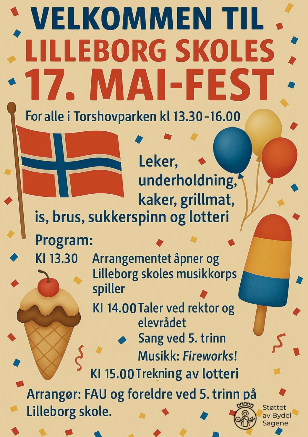 Lilleborg skoles 17. mai-fest i Torshovparken